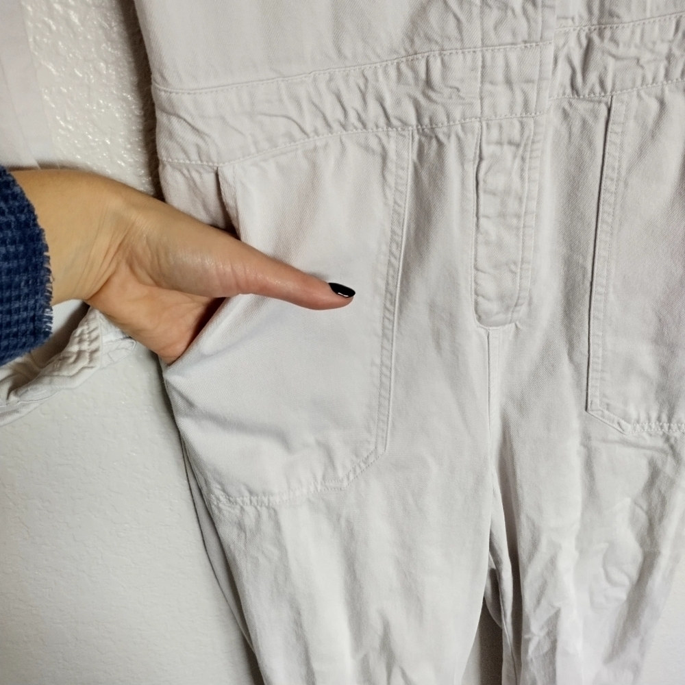 Rails Dixon Utility Jumpsuit In Cream Sz Xs - image 6